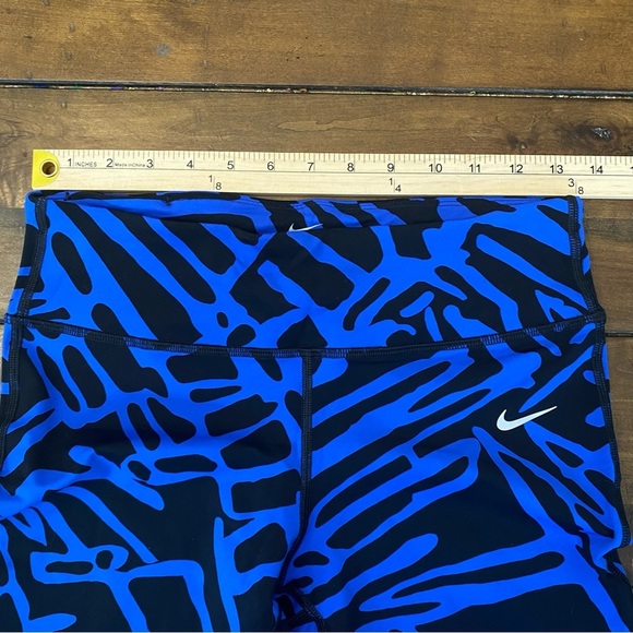 Nike Palm Epic Lux "Tight Fit" Running Athletic Leggings Women’s size M blue - Picture 6 of 7